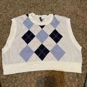 H&M Argyle Sweater Vest